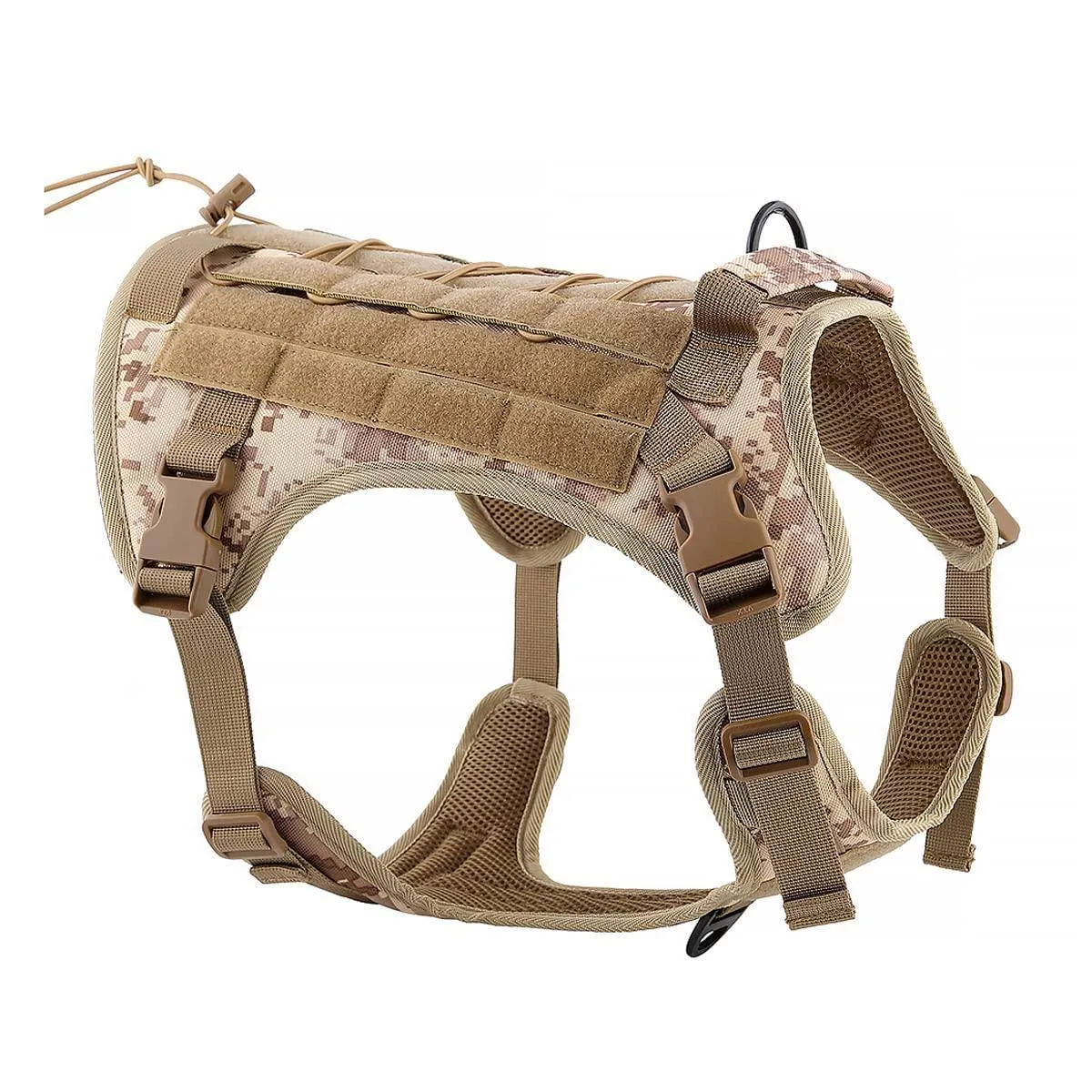 Dog harness TACTICAL size L brown