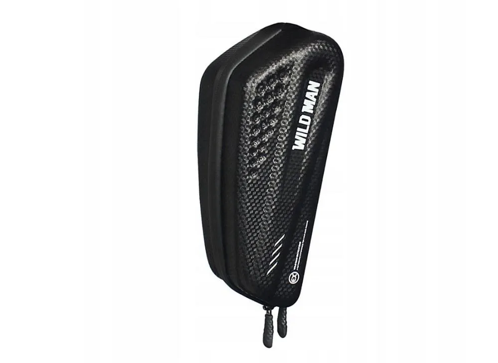 WILDMAN traveling bag for bike frame with zipper 1L EX black