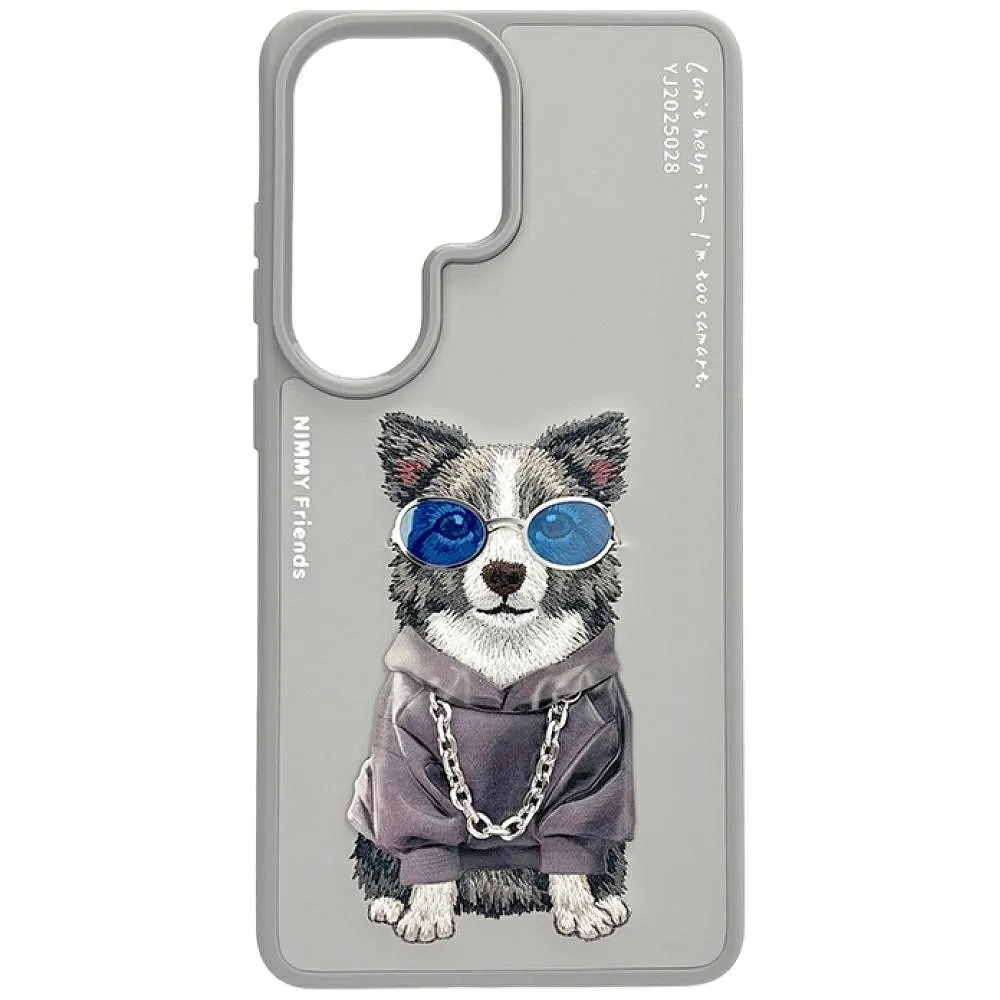NIMMY case GLASSES COOL DOG for SAMSUNG S26 Ultra gray