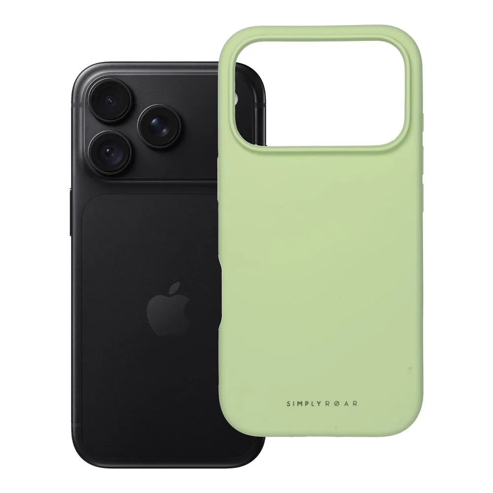 ROAR case CLOUD SKIN for IPHONE 18 Pro / 17 Pro Light green