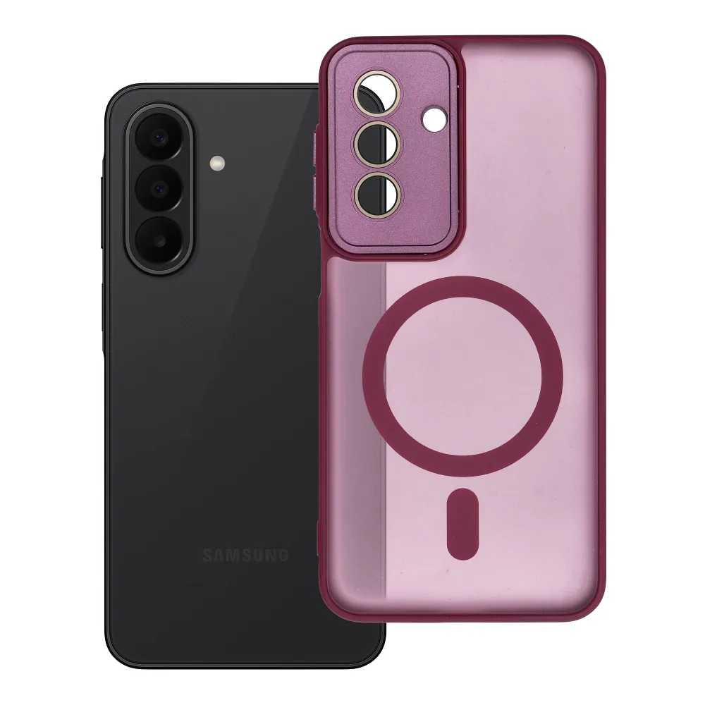 Case for Samsung A27 Variete Mag Cover compatible with MagSafe purple