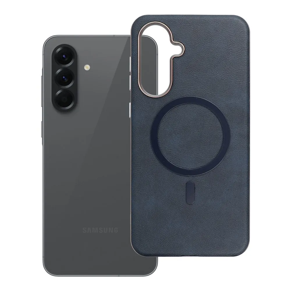 Case for Samsung A56 Gentleman Mag Cover compatible with MagSafe navy blue