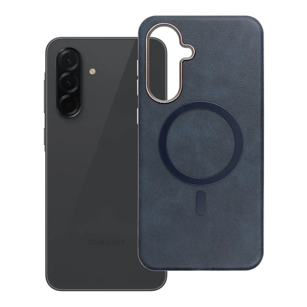 Case for Samsung A36 Gentleman Mag Cover compatible with MagSafe navy blue