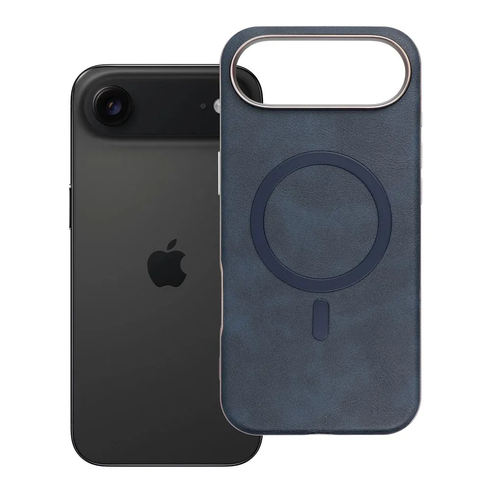 Case for iPhone 17 AIR Gentleman Mag Cover compatible with MagSafe navy blue
