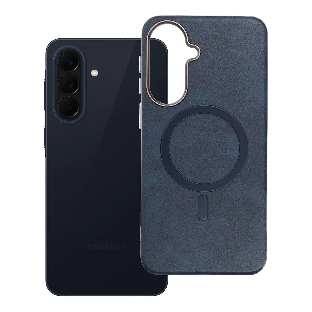 Case for Samsung A57 Gentleman Mag Cover compatible with MagSafe navy blue