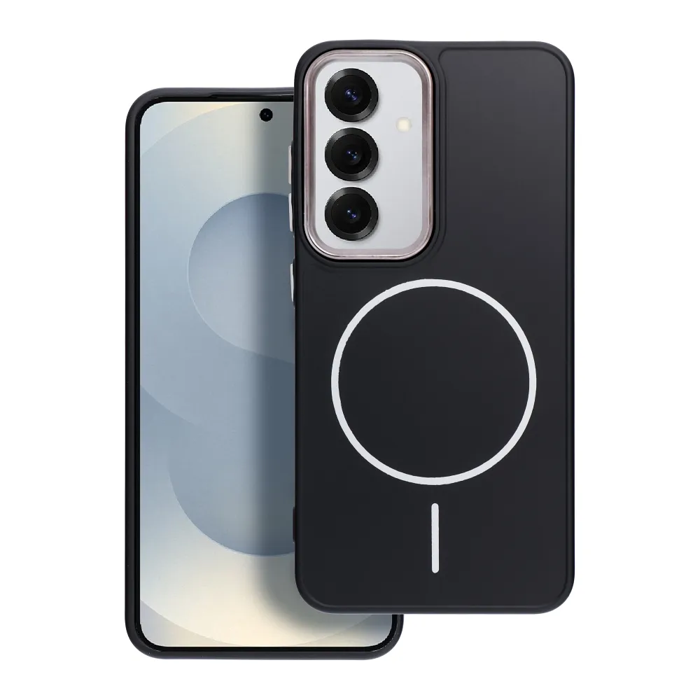 Case for Samsung S25 FE Frame Mag Cover compatible with MagSafe black