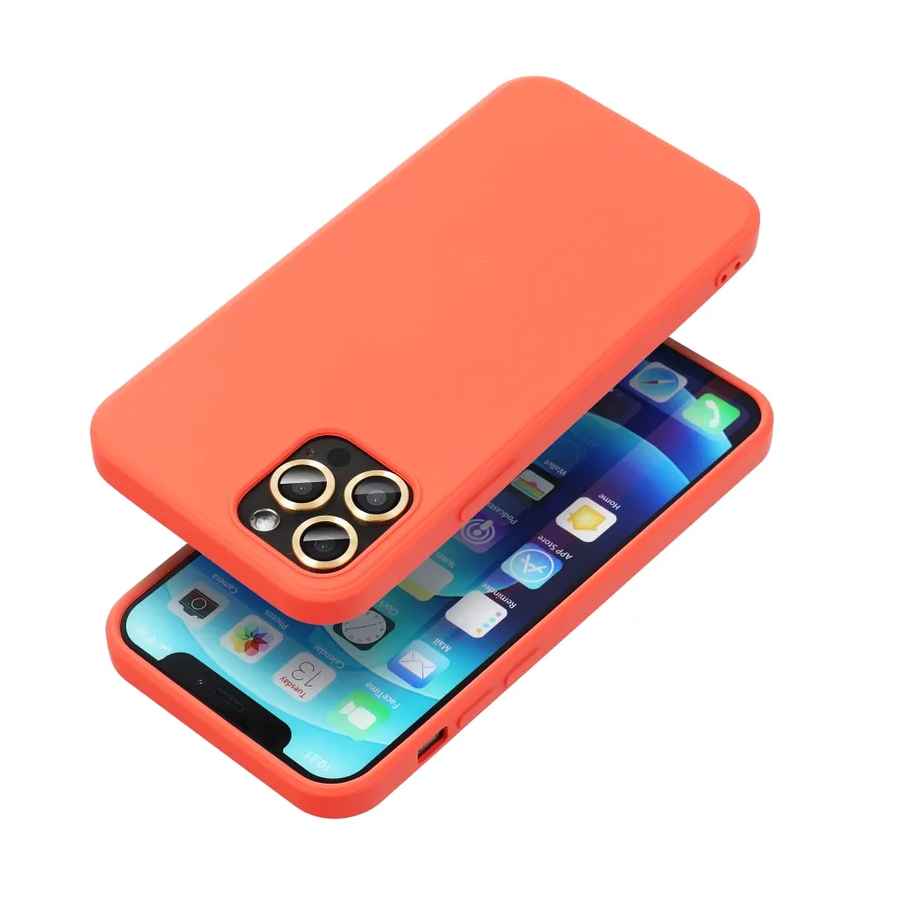 Case for Samsung A55 5G Silicone peach