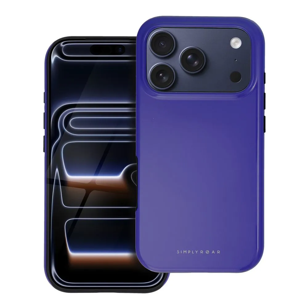 ROAR case RAINBOW BUMPER compatible with MagSafe for IPHONE 16 Pro purple