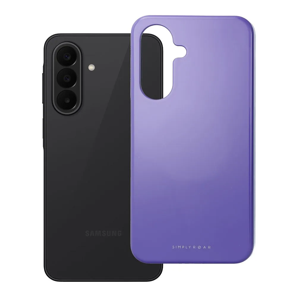 ROAR case RAINBOW BUMPER compatible with MagSafe for SAMSUNG A27 purple