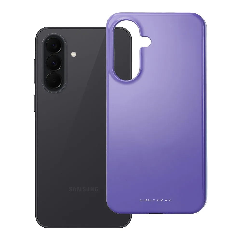 ROAR case RAINBOW BUMPER compatible with MagSafe for SAMSUNG A37 purple