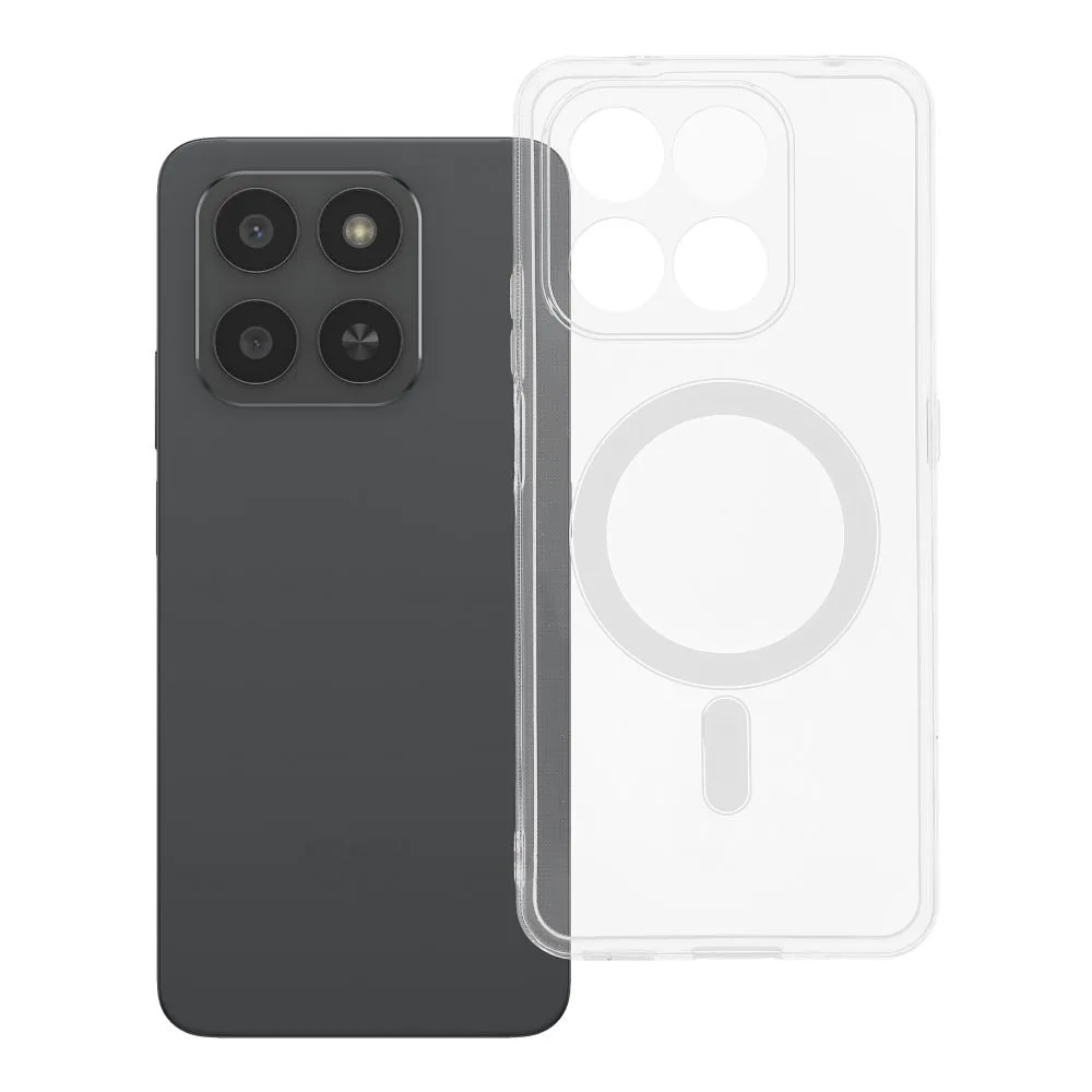 Case for Honor 400 SMART (camera protection) Clear Case 2 mm Mag Cover compatible with MagSafe transparent