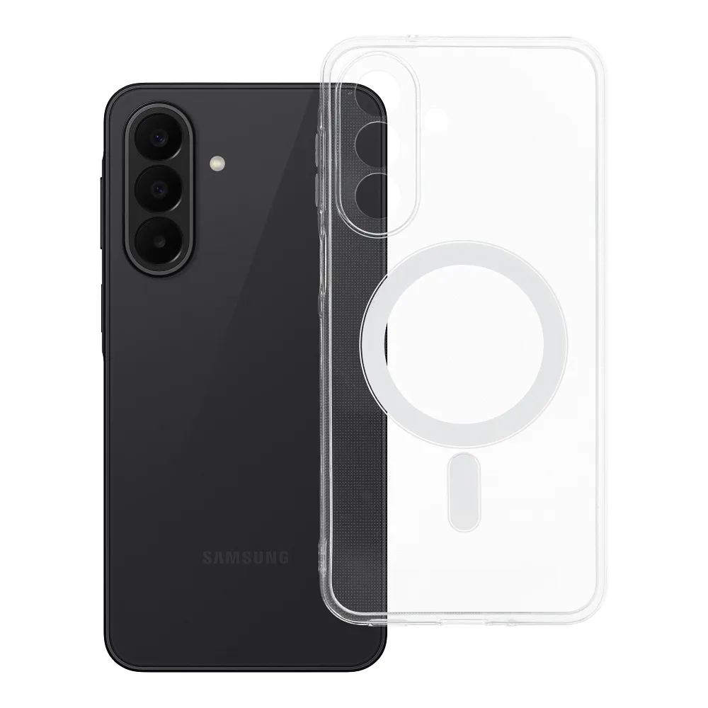 Case for Samsung A27 5G Clear Case 2 mm compatible with MagSafe (camera protection) transparent