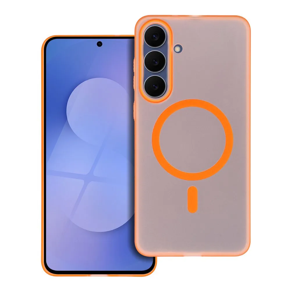 Case for Xiaomi Redmi 15 4G / 15 5G Go Orange compatible with MagSafe orange