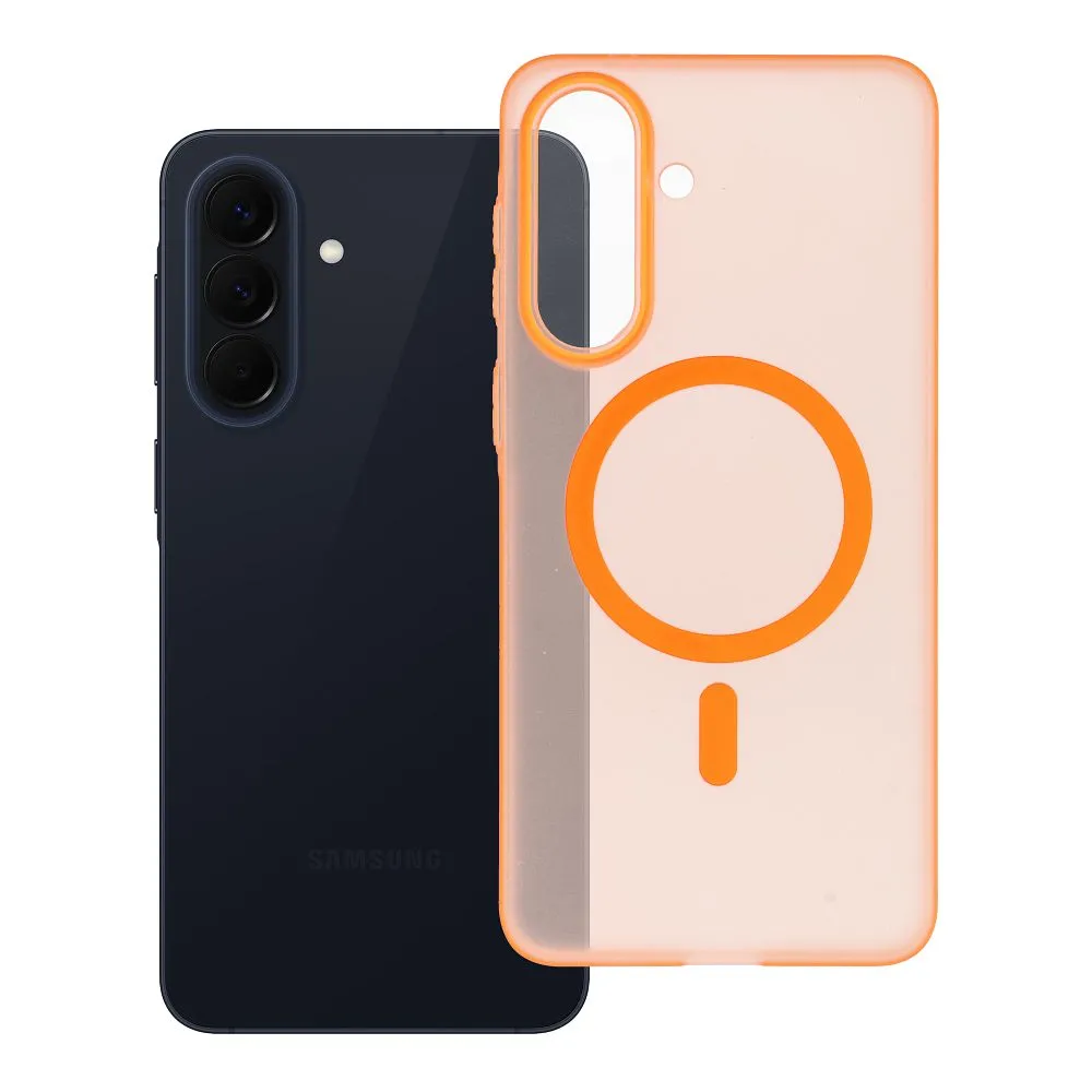 Case for Samsung A57 Go Orange compatible with MagSafe orange