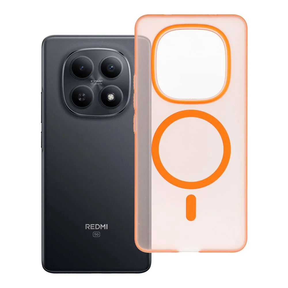 Case for Xiaomi Redmi Note 15 PRO 4G Go Orange compatible with MagSafe cosmic orange