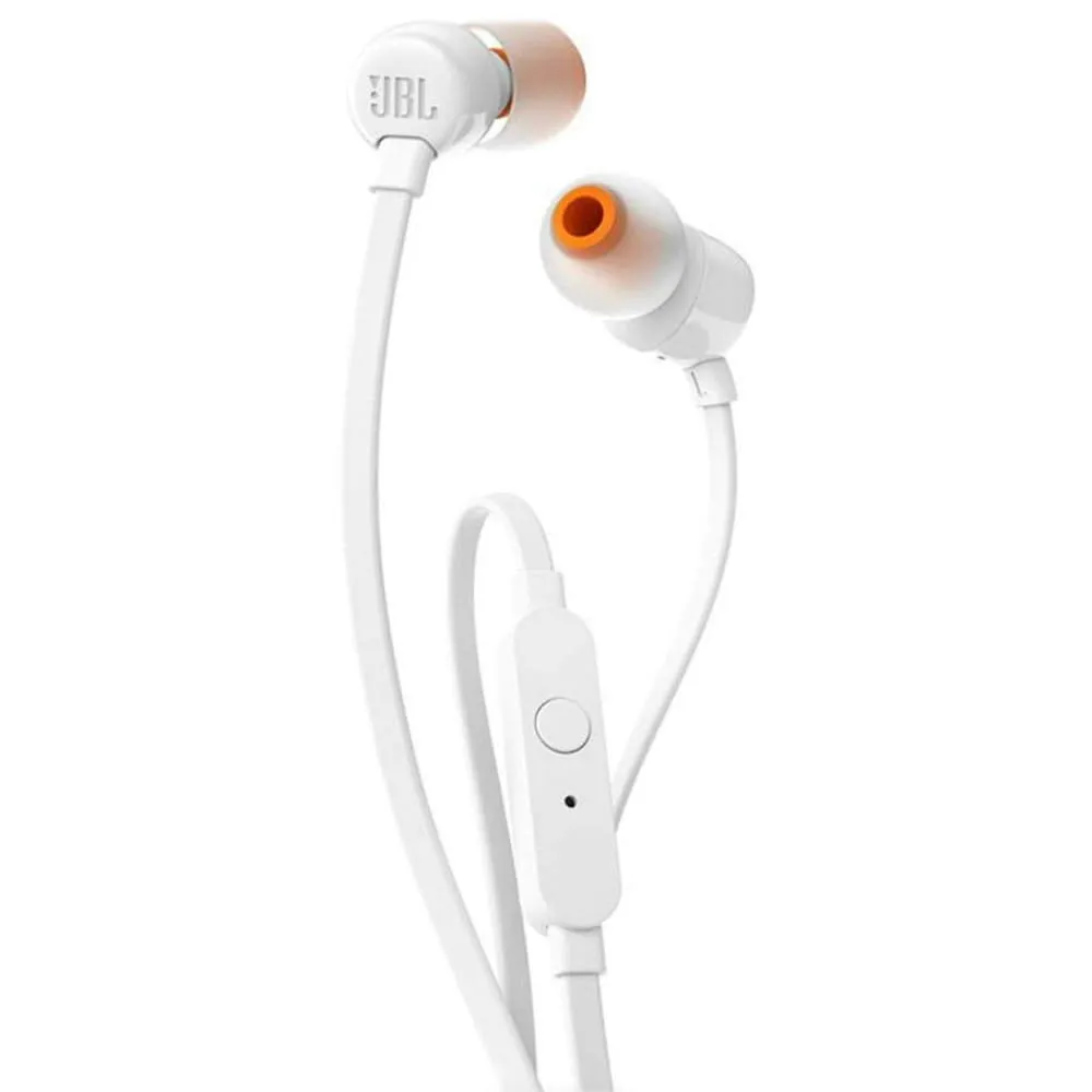 Wire earphones Jack 3,5 mm JBL T110 white