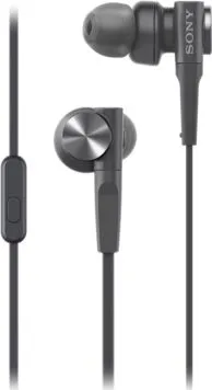 Wire earphones Jack 3,5 mm Sony MDR-XB55APB black