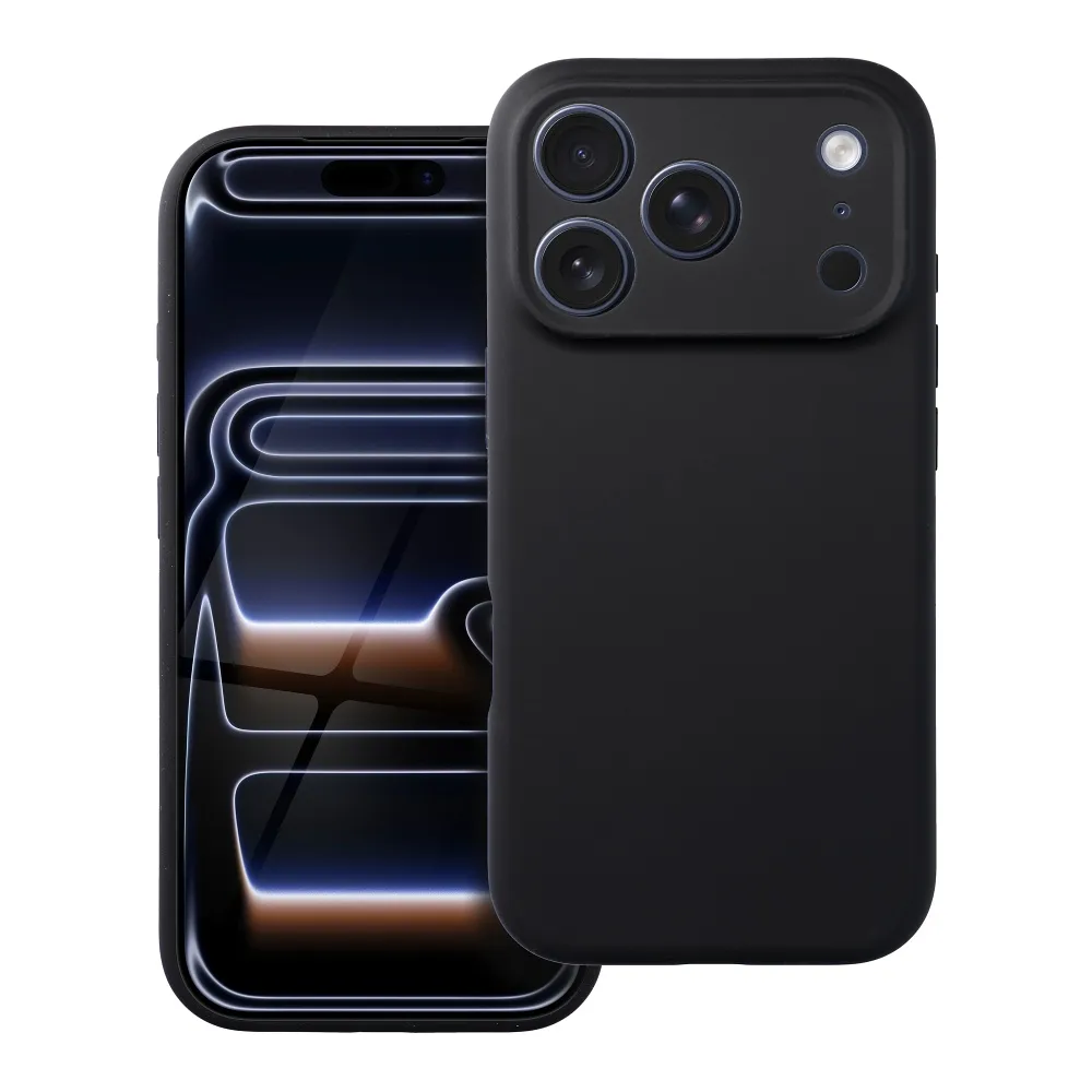 Case for iPhone 16e (SE4 2025) / 17e Forcell F-Protect Rubber Premium compatible with MagSafe black
