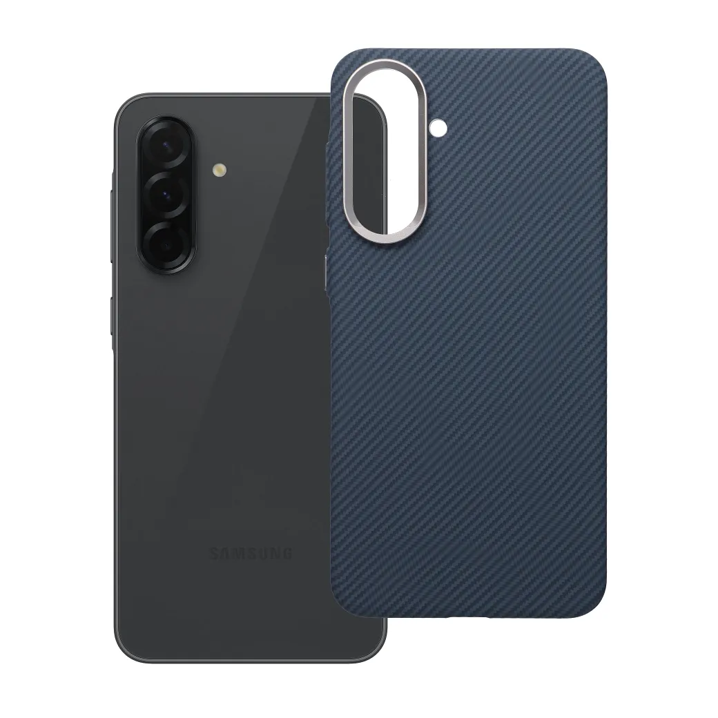 Case for Samsung A36 K-Look compatible with MagSafe blue