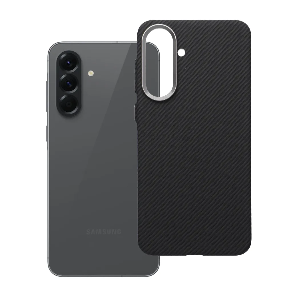 Case for Samsung A56 K-Look compatible with MagSafe black