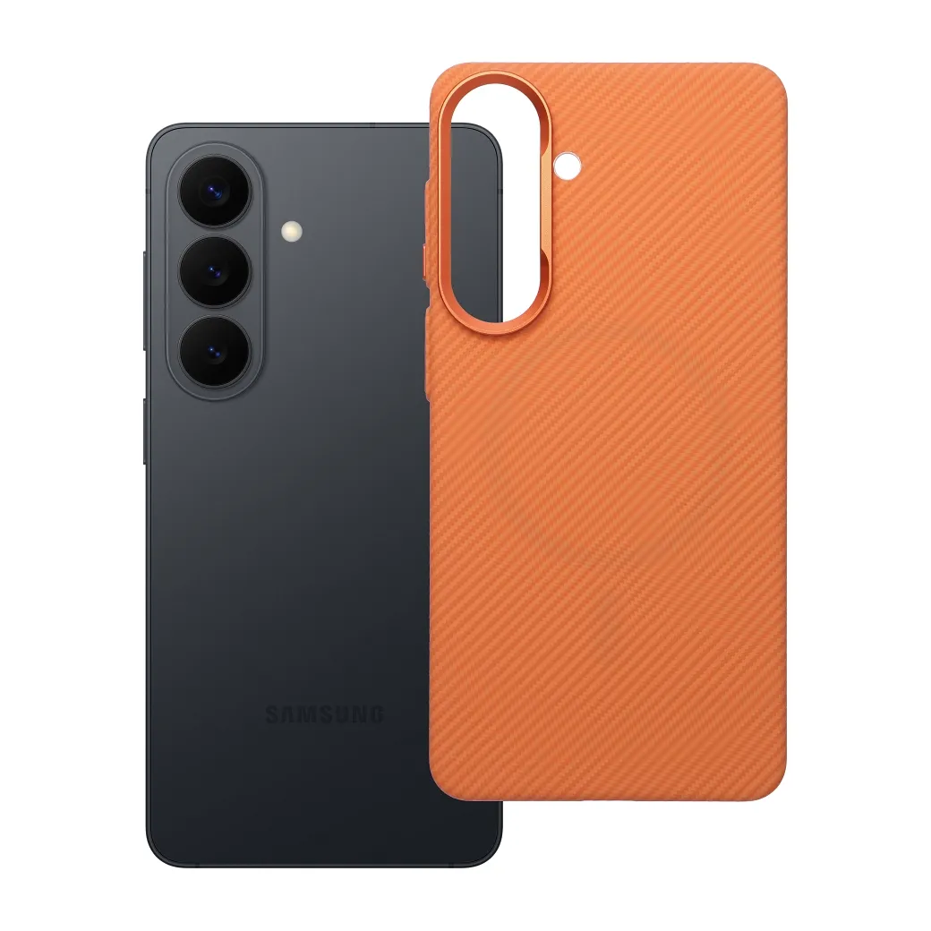 Case for Samsung S26 PLUS K-Look compatible with MagSafe orange
