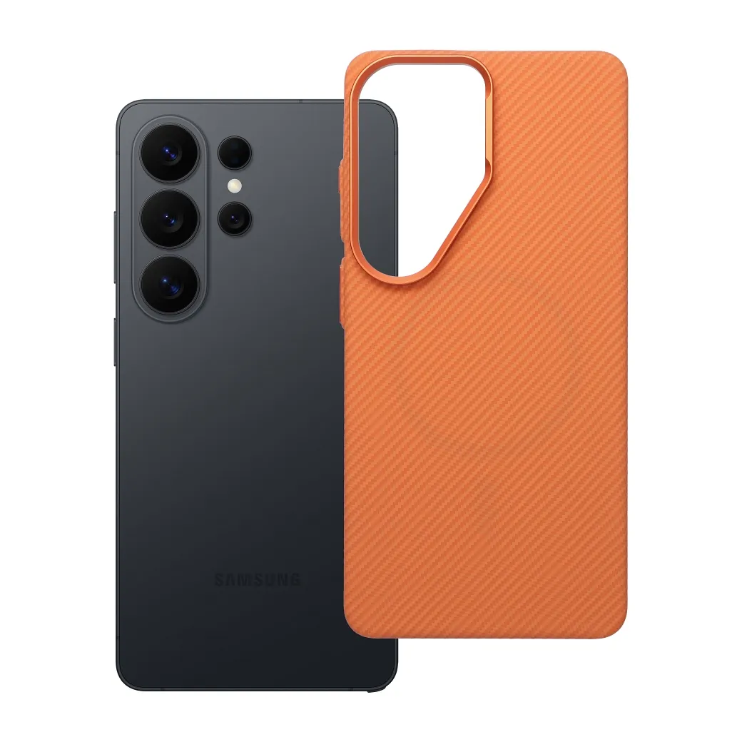 Case for Samsung S26 ULTRA K-Look compatible with MagSafe orange