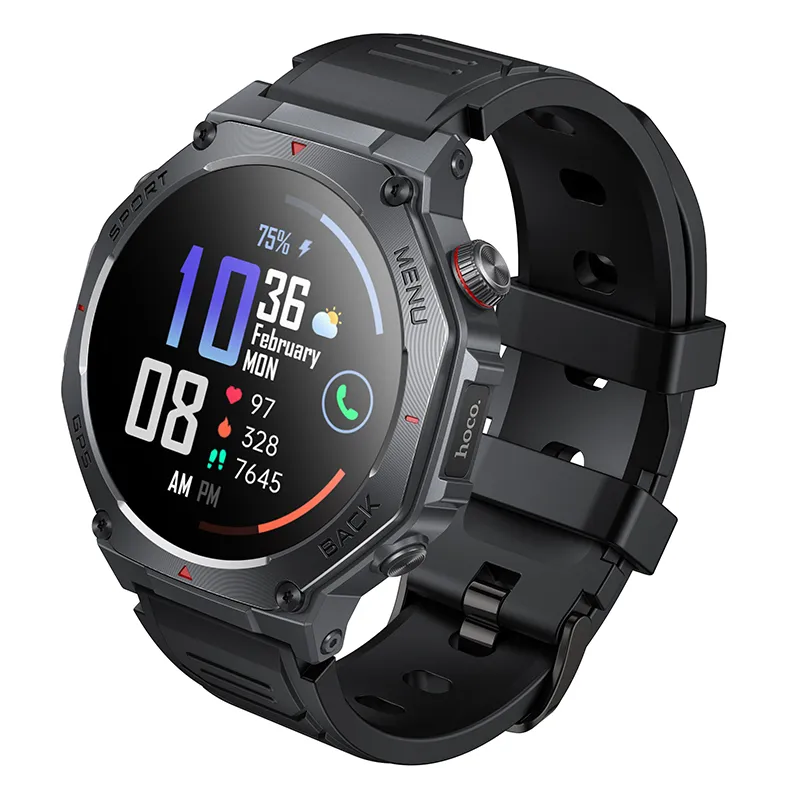 Smartwatch Hoco 1,43" AMOLED GPS with call function Y37 black