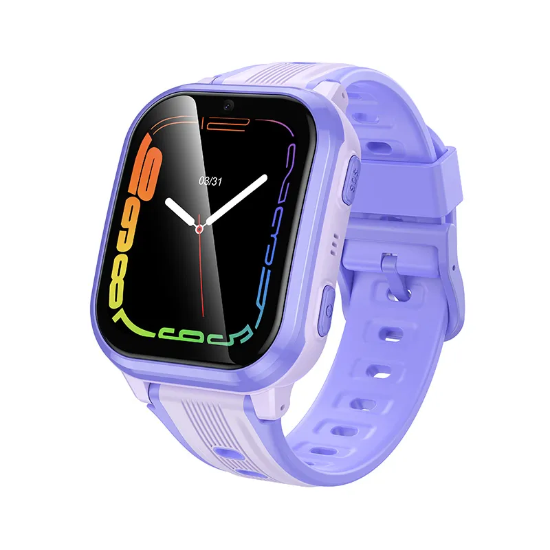 Smartwatch for kids 1,69" 4G GPS with call function Hoco Y108 purple