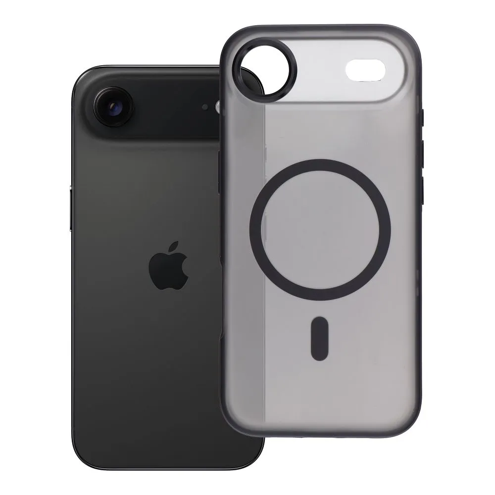 Case for iPhone 17 AIR Flexline Mag Cover compatible with MagSafe black