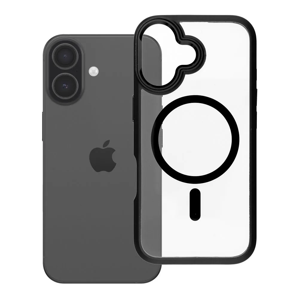 ROAR case MAG BUMPER compatible with MagSafe for IPHONE 17 black