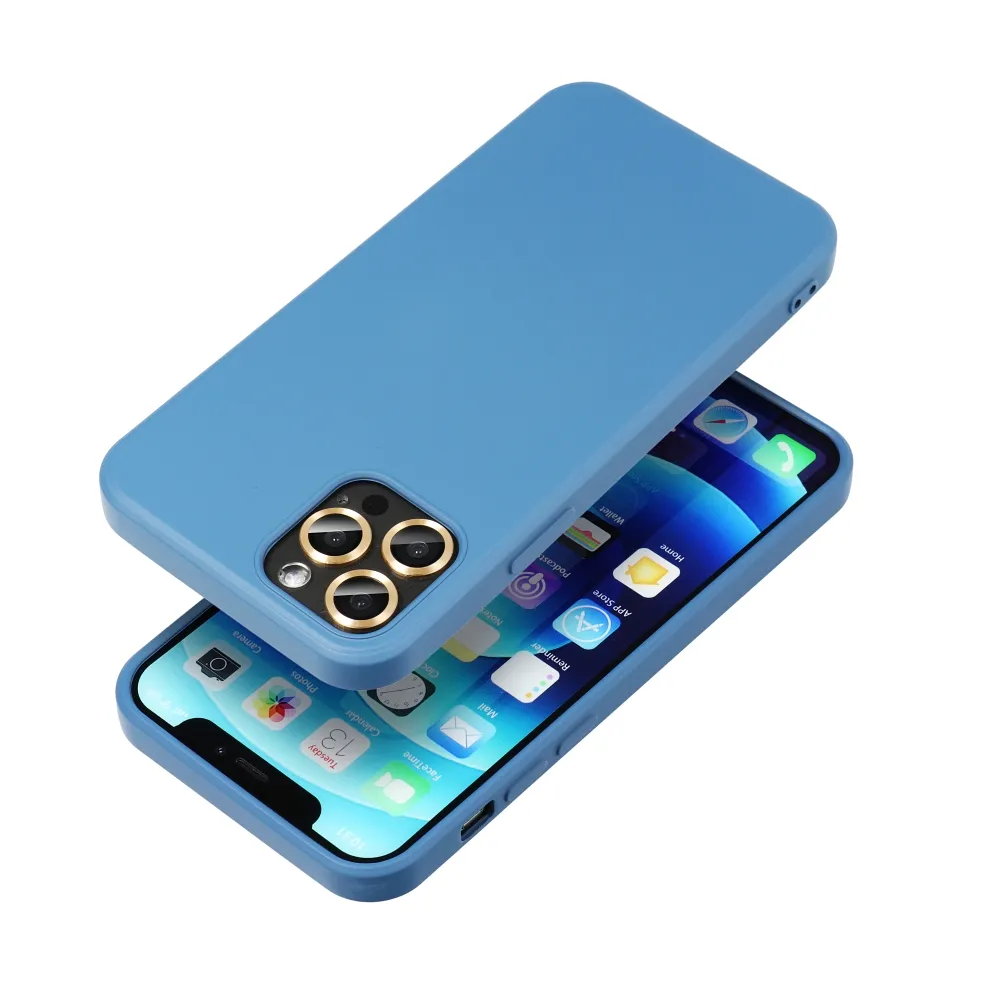 Case for iPhone 16 PLUS Silicone blue