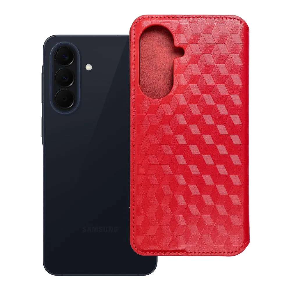 Flip case for Samsung A57 5G Cubic Book red
