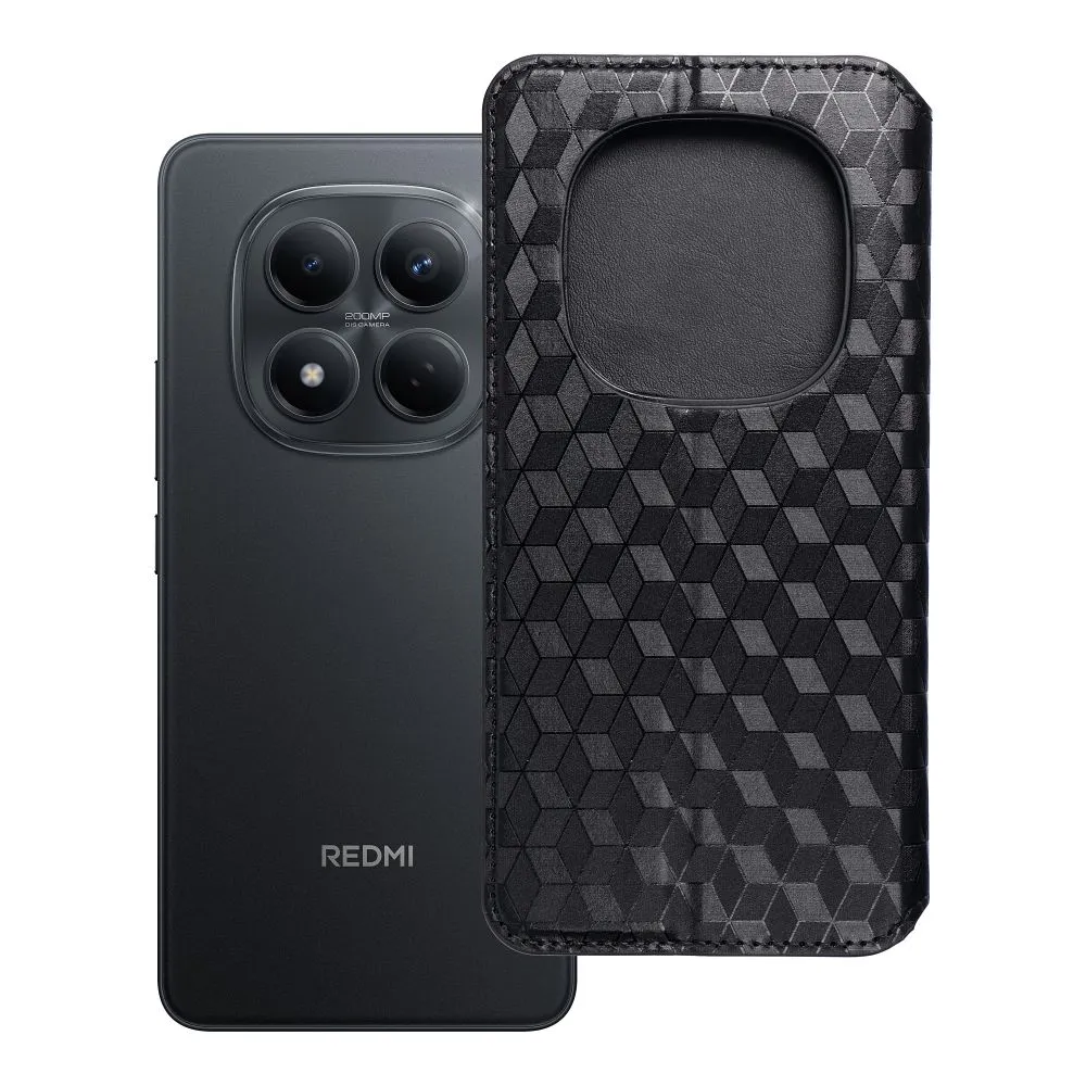 Flip case for Xiaomi Redmi NOTE 15 PRO 4G Cubic Book black