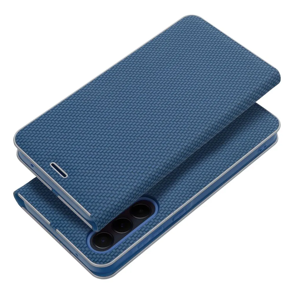 Flip case for Samsung A10 Luna Book Carbon blue