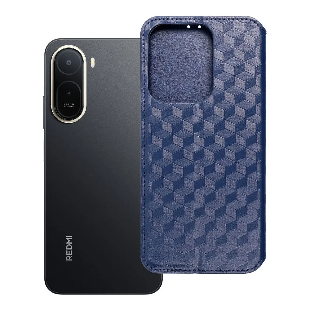 Flip case for Xiaomi Redmi A7 PRO Cubic Book blue