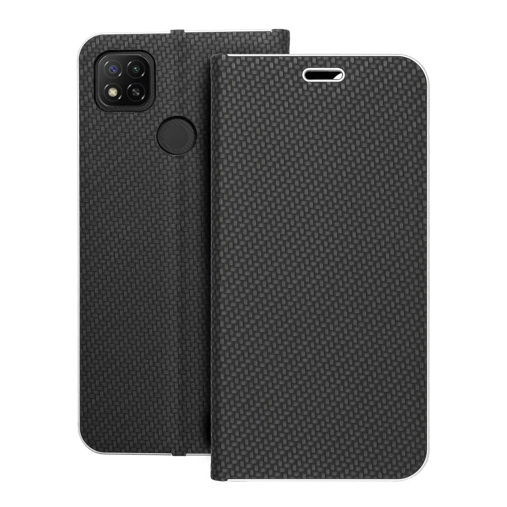Flip case for Xiaomi Redmi 9C / 9C Luna Book Carbon black