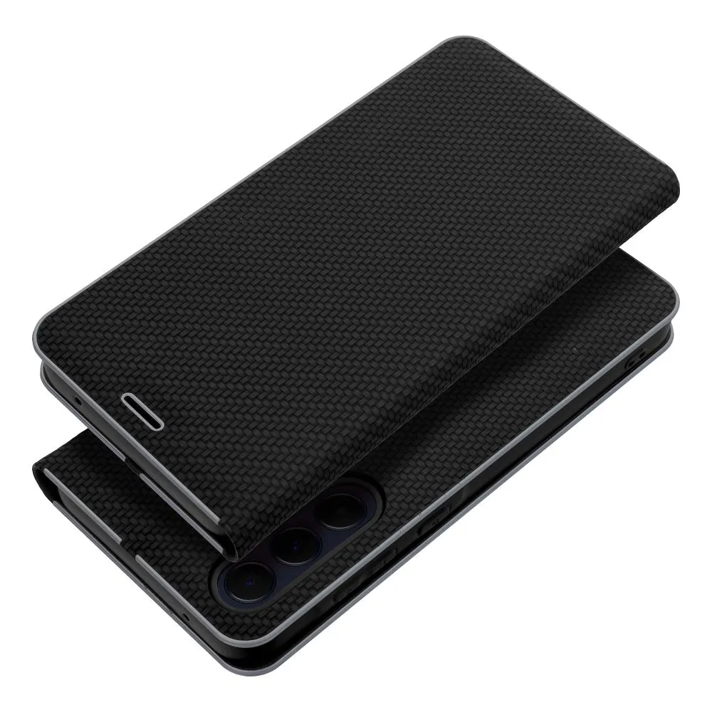 Flip case for Samsung S21 Luna Book Carbon black