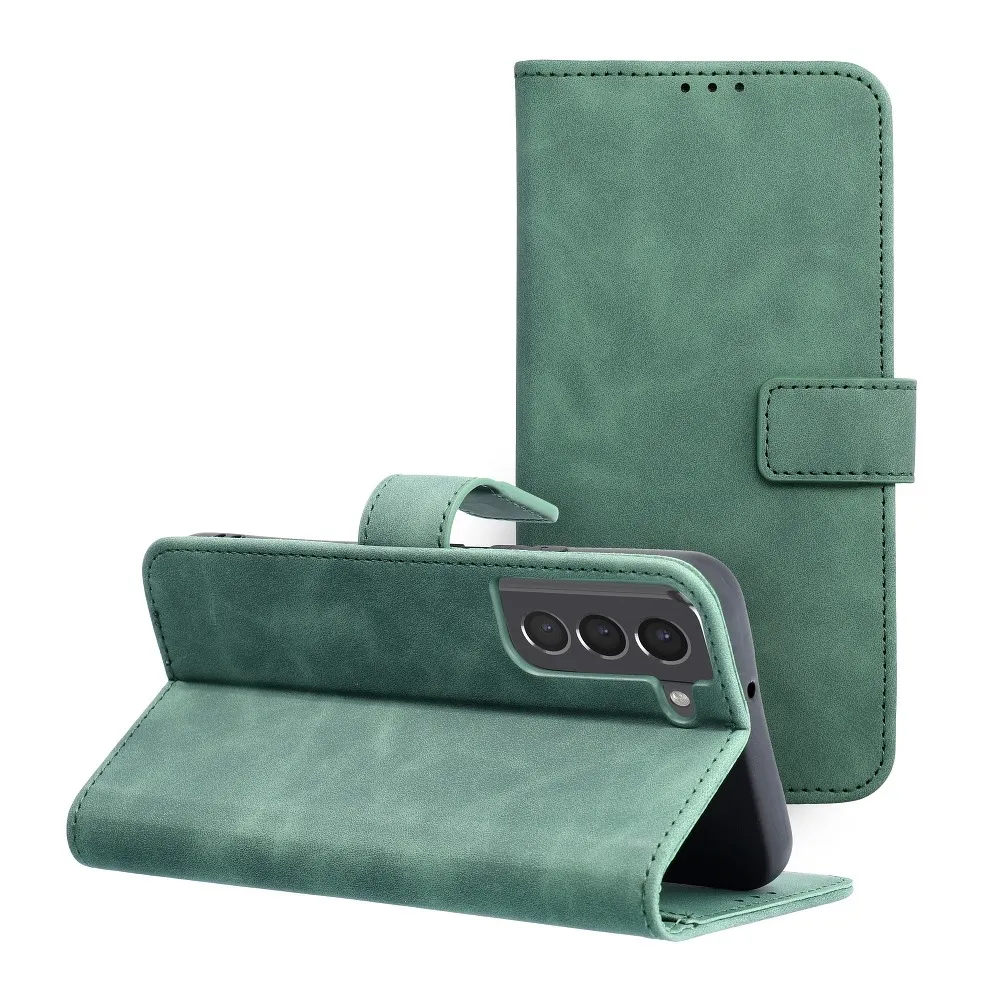 Flip case for Samsung S22 Tender Book green