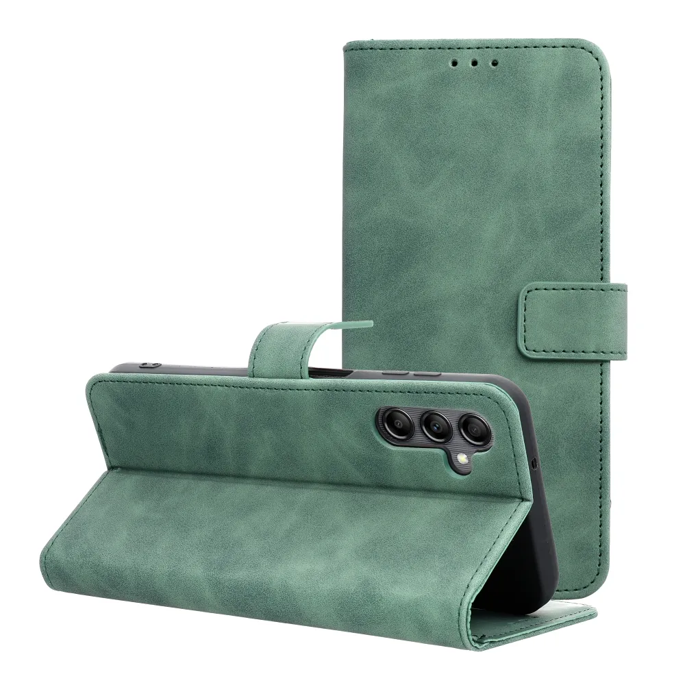 Flip case for Samsung A14 4G / A14 5G Tender Book green