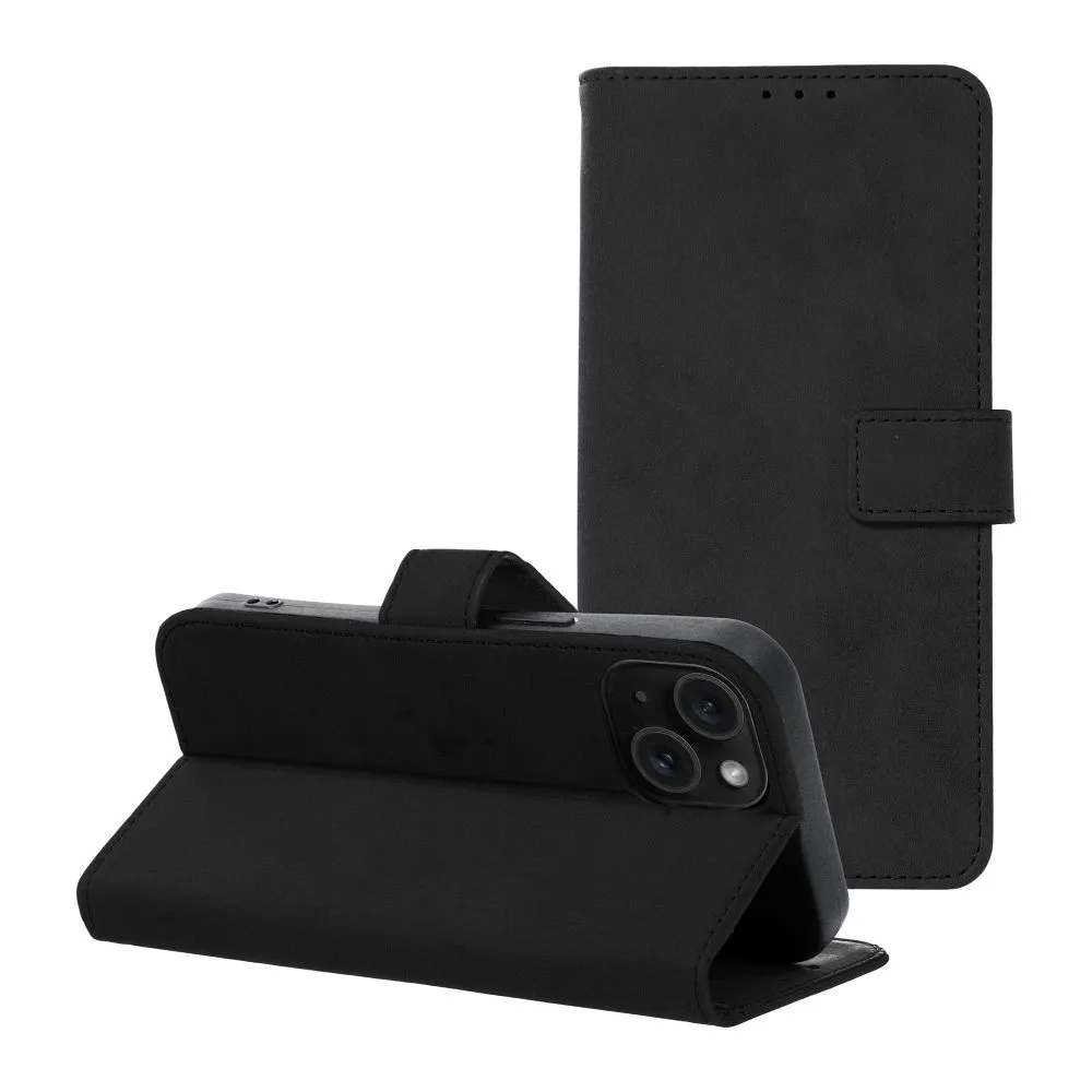 Flip case for iPhone 15 Tender Book black