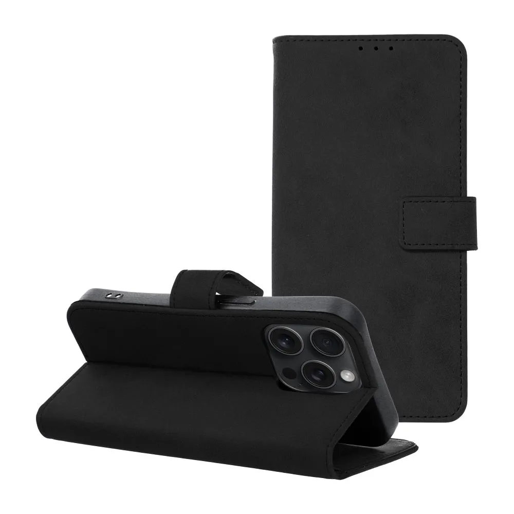 Flip case for iPhone 15 PRO Tender Book black
