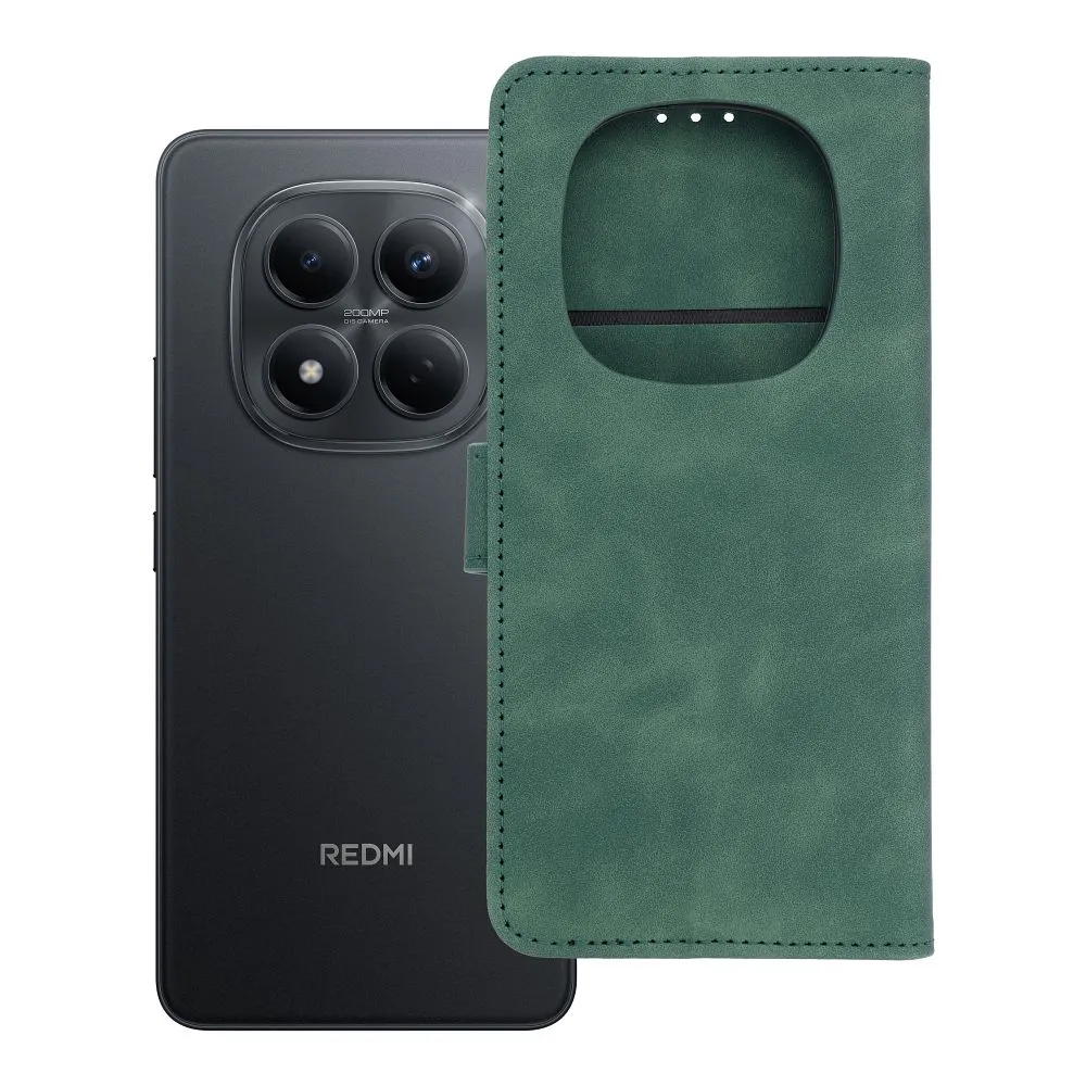 Flip case for Xiaomi Redmi NOTE 15 5G Tender Book green
