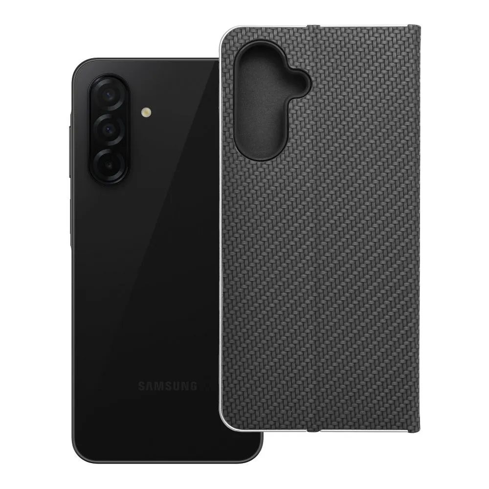 Flip case for Samsung A26 5G Luna Book Carbon black