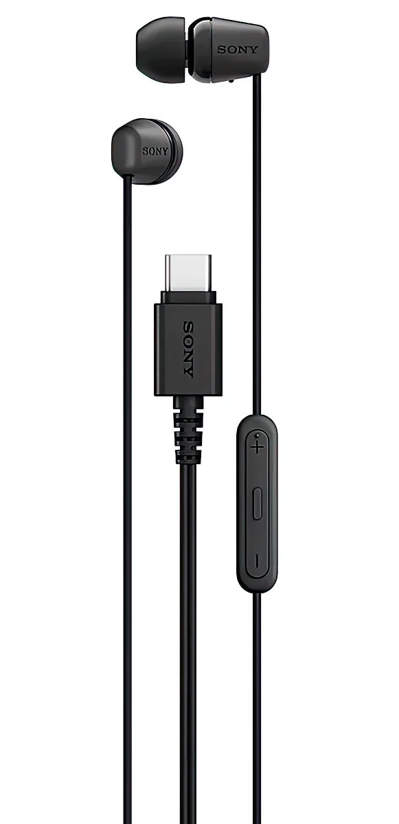 Wired earphones USB-C SONY EX15C black