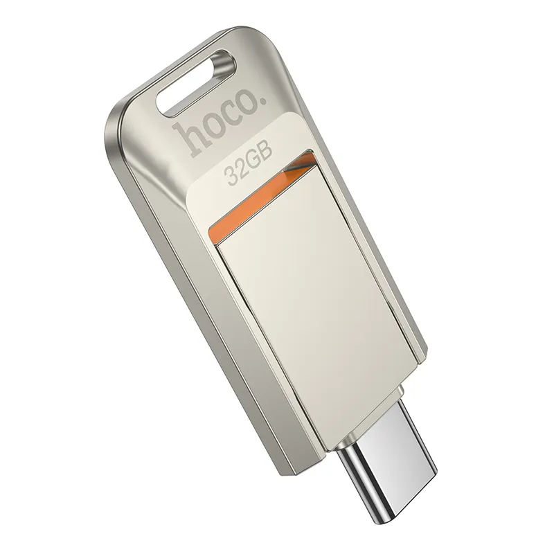 Pendrive 32GB USB 3.0 (USB C) Hoco UD17 nickel
