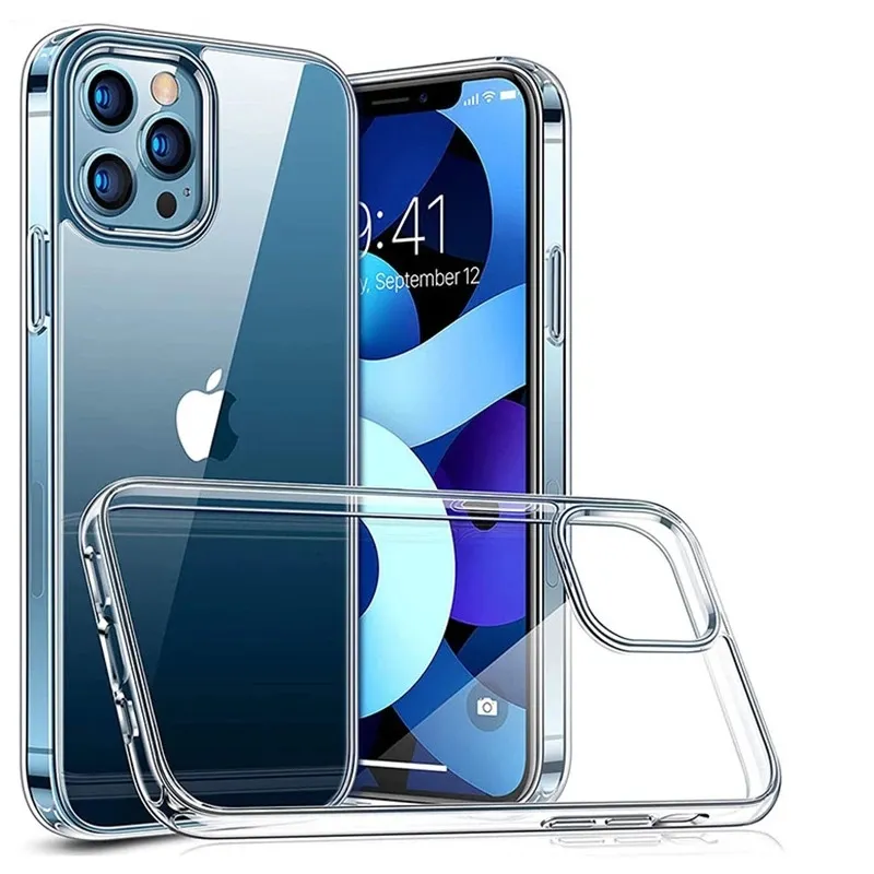 Case for iPhone 13 PRO MAX Clear Case 2 mm Box transparent