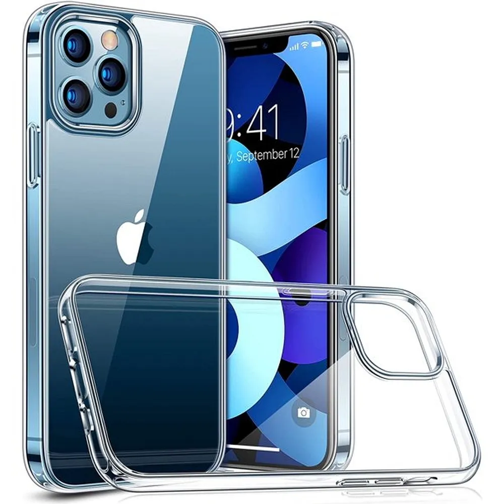 Case for iPhone 12 PRO MAX Clear Case 2 mm Box transparent
