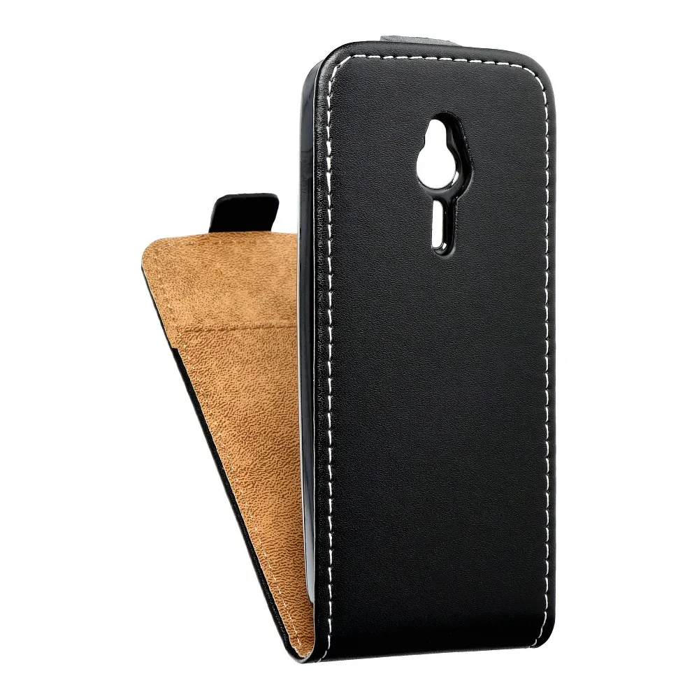 Vertical flip case for Nokia 230 Slim Flexi Fresh czarne