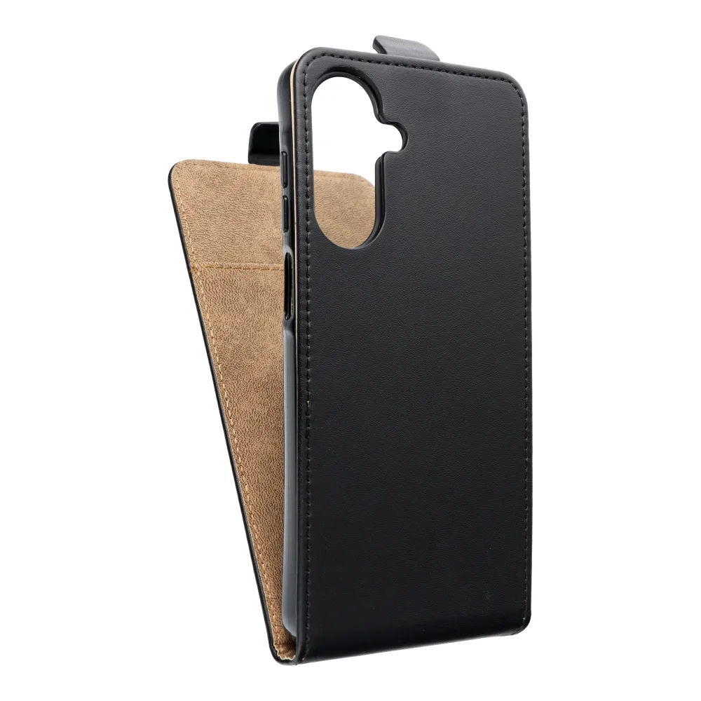 Vertical flip case for Samsung A17 / A18 Slim Flexi Fresh czarne