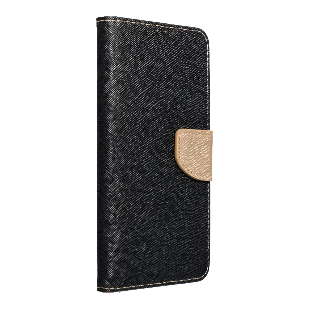 Flip case for iPhone 14 PRO Fancy Book black / gold